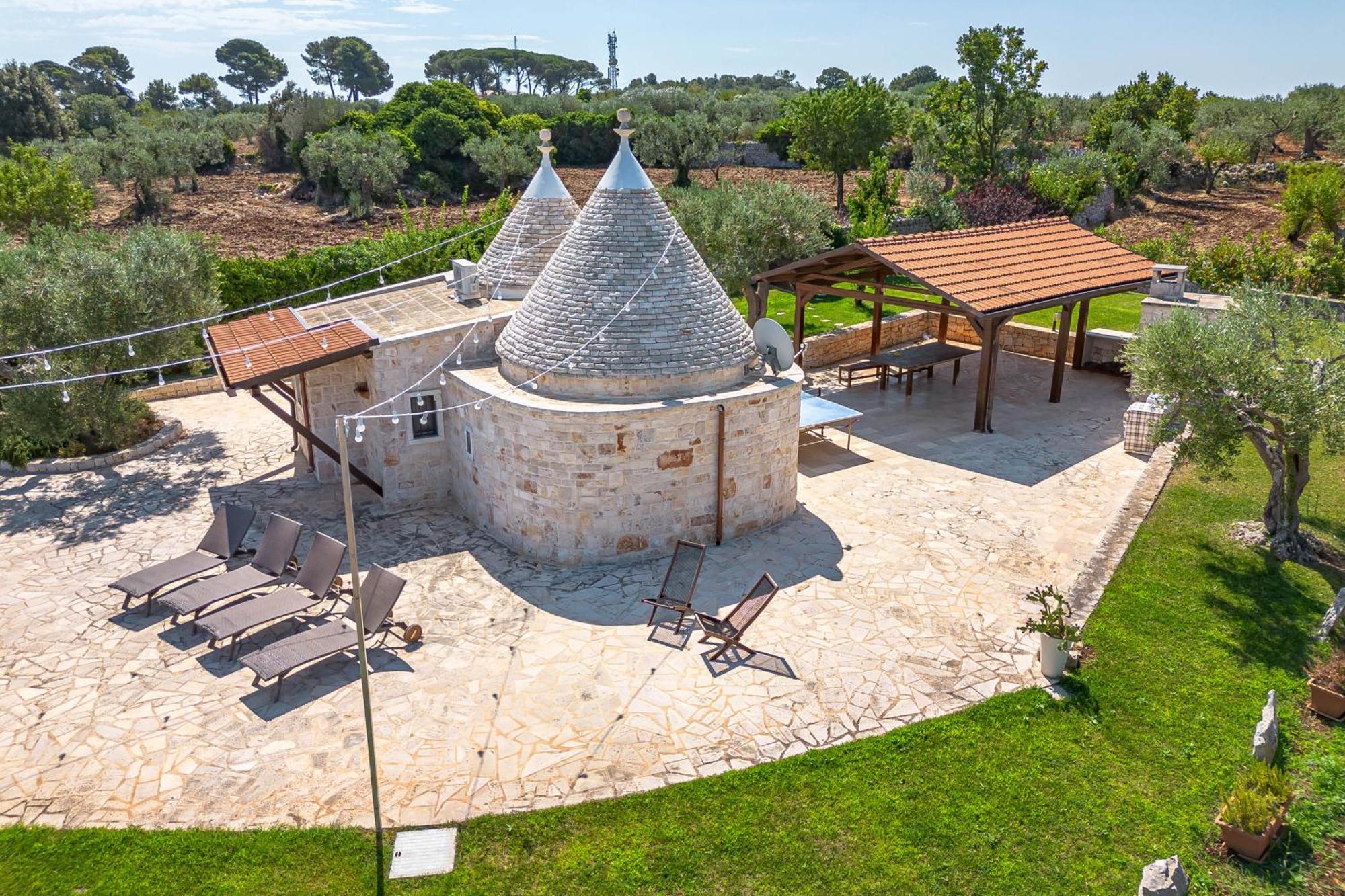 Villa Palmirotta Trulli Relais Castellana Grotte Bagian luar foto